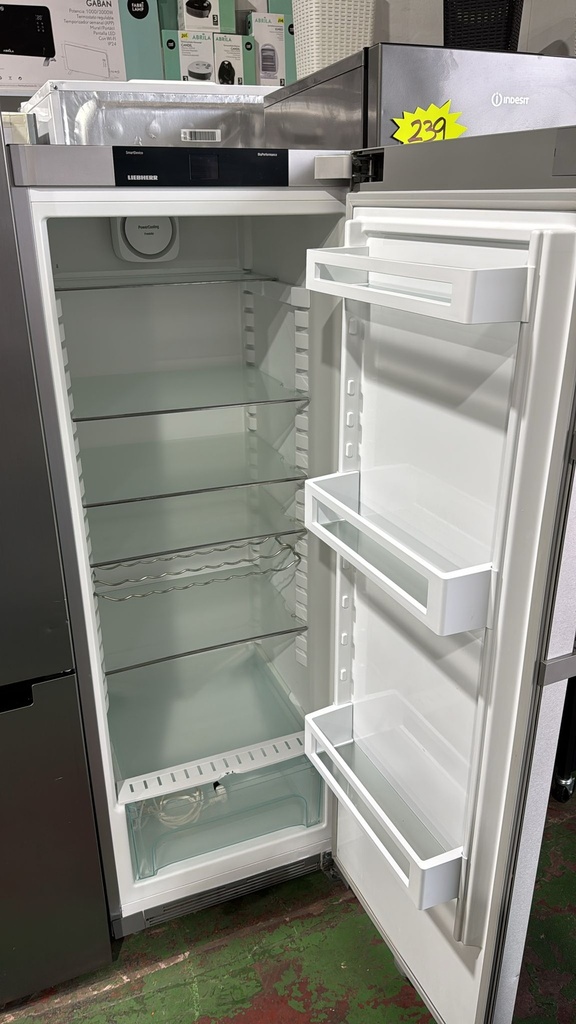 FRIGORIFICO VERTICAL 165X60 LIEBHERR ACERO MOD. KEF 3710 INDEX