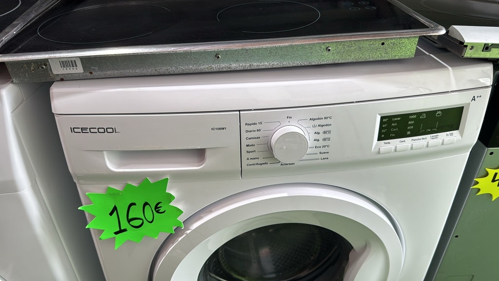IC106W1 LAVADORA 6 KG ICECOOL A++ 1000 RPM BLANCA