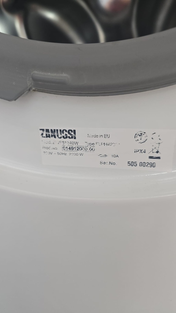 R7411366 LAVADORA 5 KG ZANUSSI LINDO 100 BLANCA
