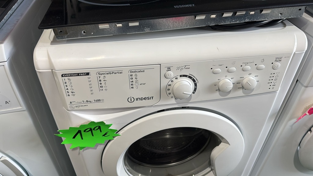 EWC81483WEU LAVADORA 8 KG INDESIT MY TIME WATER BALANCE A+++ 1400 RPM BLANCA