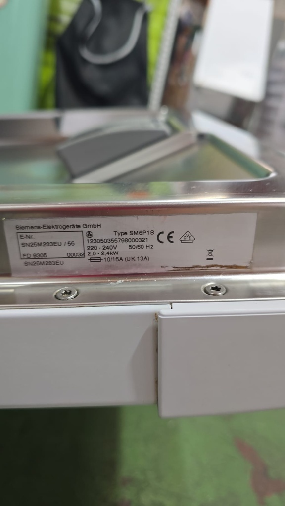 SMSP1S LAVAVAJILLAS 60 CM SIEMENS SN25M283EU BLANCO