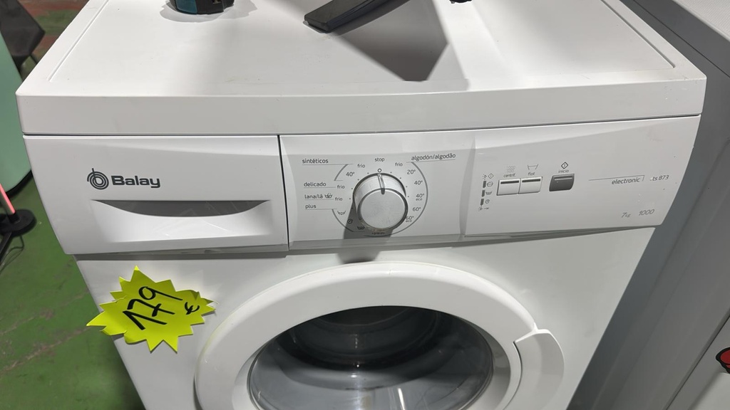 R7449460 LAVADORA 7 KG BALAY ELECTRONIC TS 873 1000 RPM BLANCA 