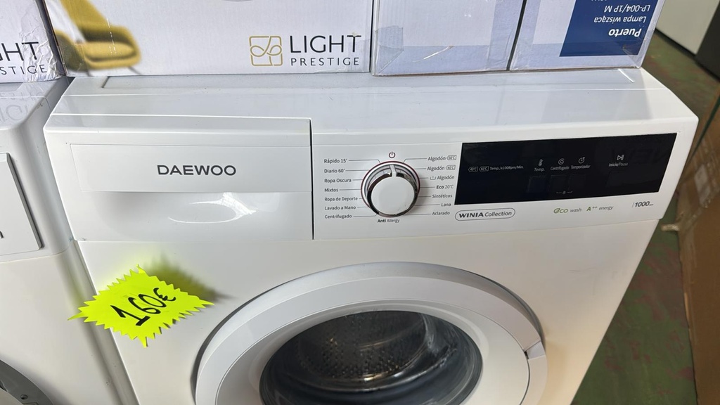 DWD-MV610T LAVADORA 6 KG DAEWOO WINIA COLLECTION ECO WASH A++ 1000 RPM BLANCA