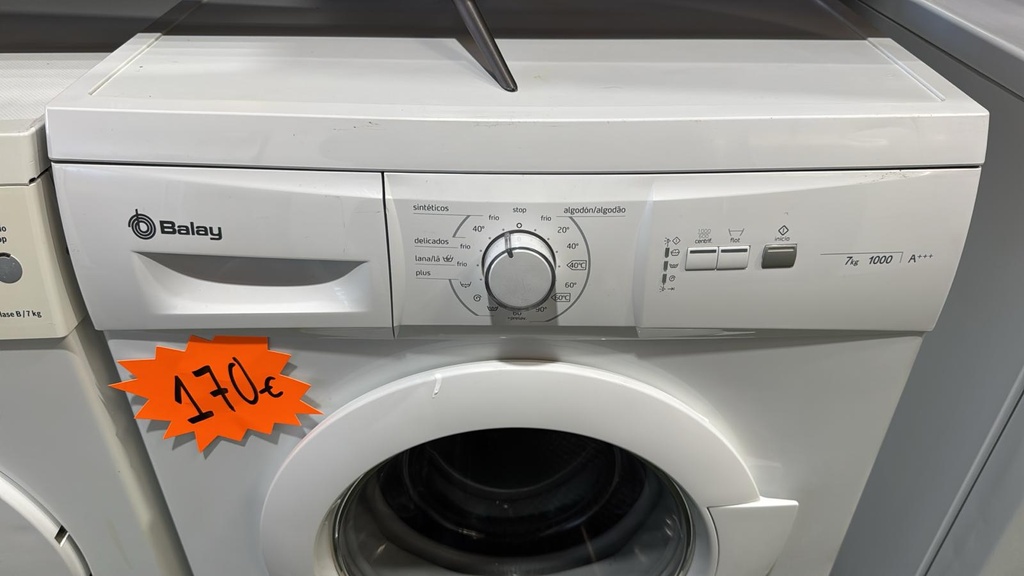 LAVADORA 7 KG BALAY A+++ 1000 RPM BLANCA