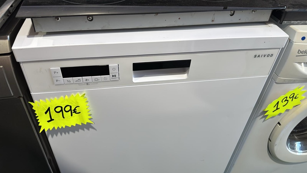 LVT8210 LAVAVAJILLAS 60 CM SAIVOD BLANCO