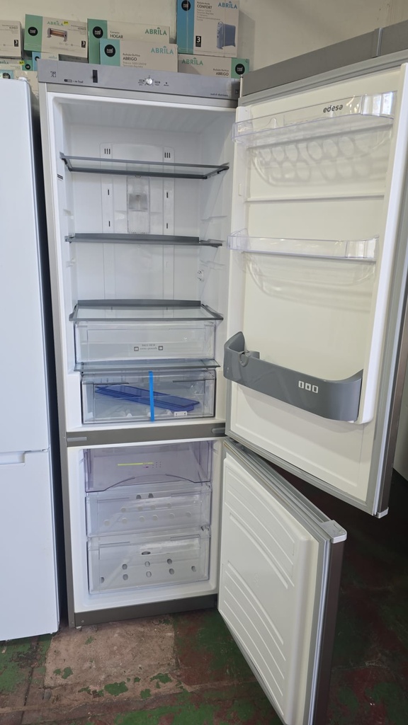 URBANF630 FRIGORIFICO COMBI 185X60 EDESA ACERO INOX NO FROST