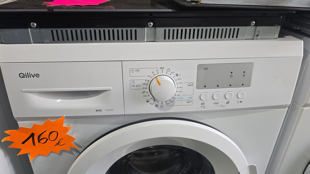 LAVADORA 6 KG QLIVE BLANCA MOD. Q.6631