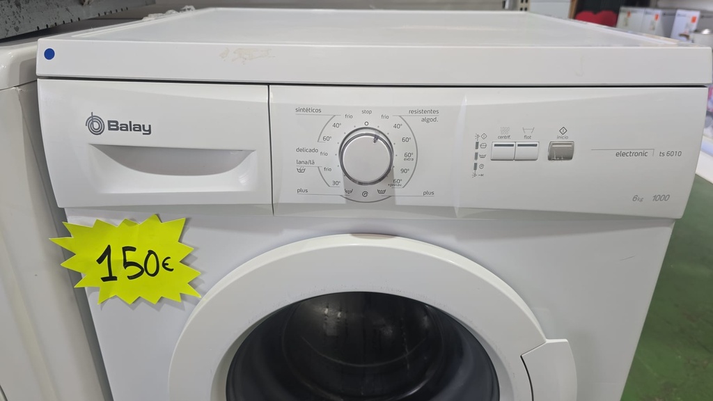 LAVADORA 6 KG BALAY MOD. TS6010