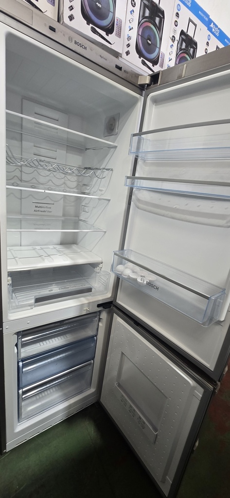 FRIGORIFICO COMBI 185X60 BOSCH ACERO INOX MODELO KGN36A75