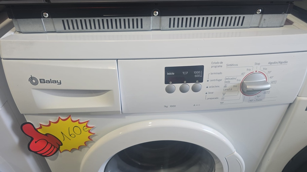 LAVADORA 7 KG BALAY BLANCA 1000RPM MOD. WAE20067EE (MALAGA)