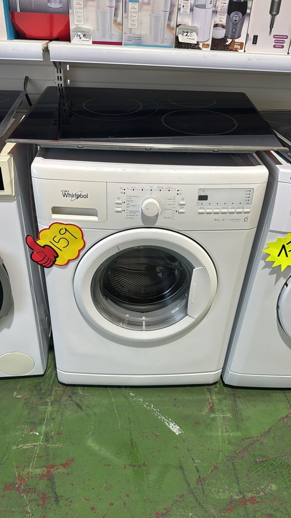 R7407444 LAVADORA 6 KG WHIRLPOOL AWOC 6212 A++ 1200 RPM BLANCA