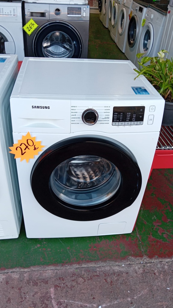 WW90TA045AE/EC LAVADORA 9 KG SAMSUNG 1400 RPM BLANCA CON LAVADO RÁPIDO