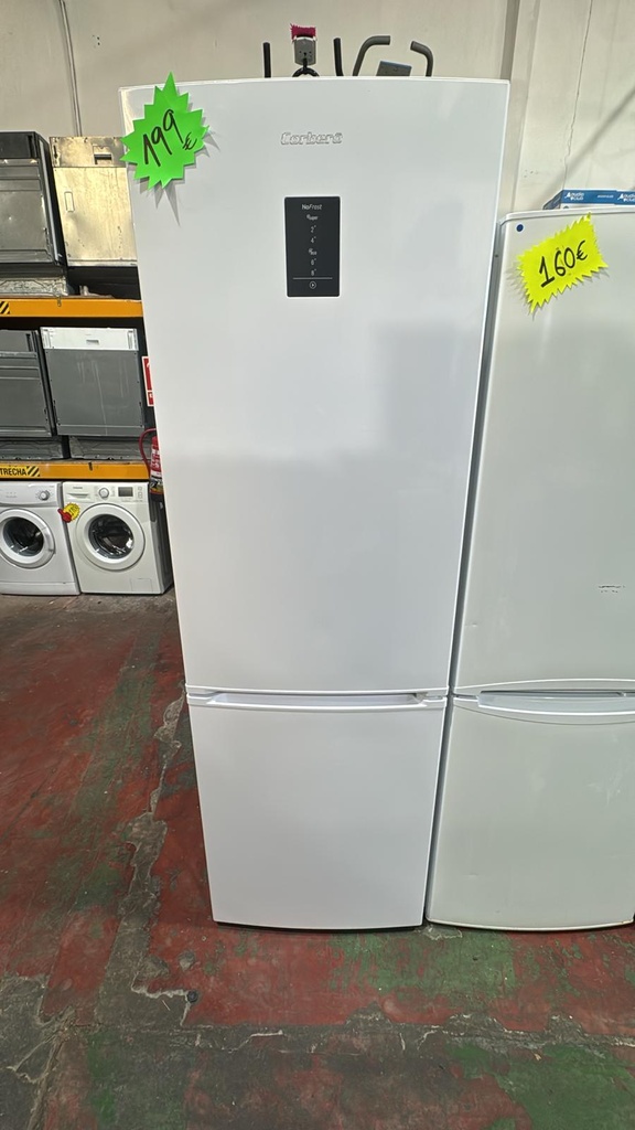 R7449455 FRIGORÍFICO COMBI 185X60 CM CORBERÓ NO FROST BLANCO CON DISPLAY FRONTAL