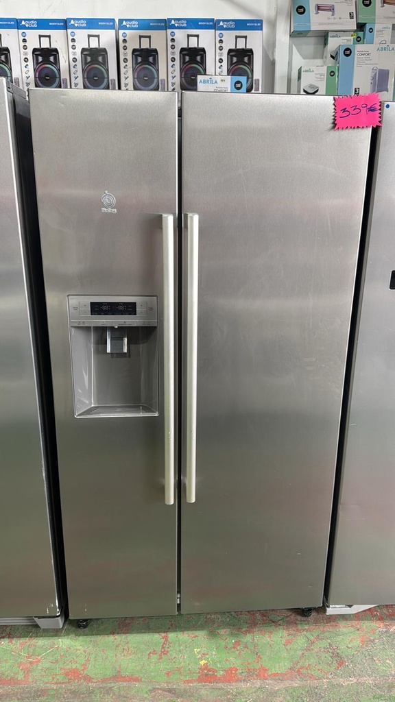 3FA4665X/07 FRIGORÍFICO AMERICANO 178X91 CM BALAY  INOXIDABLE