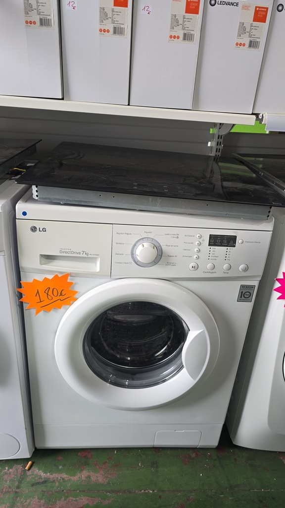 LAVADORA 7 KG LG INVERTER MODELO WD10700MD