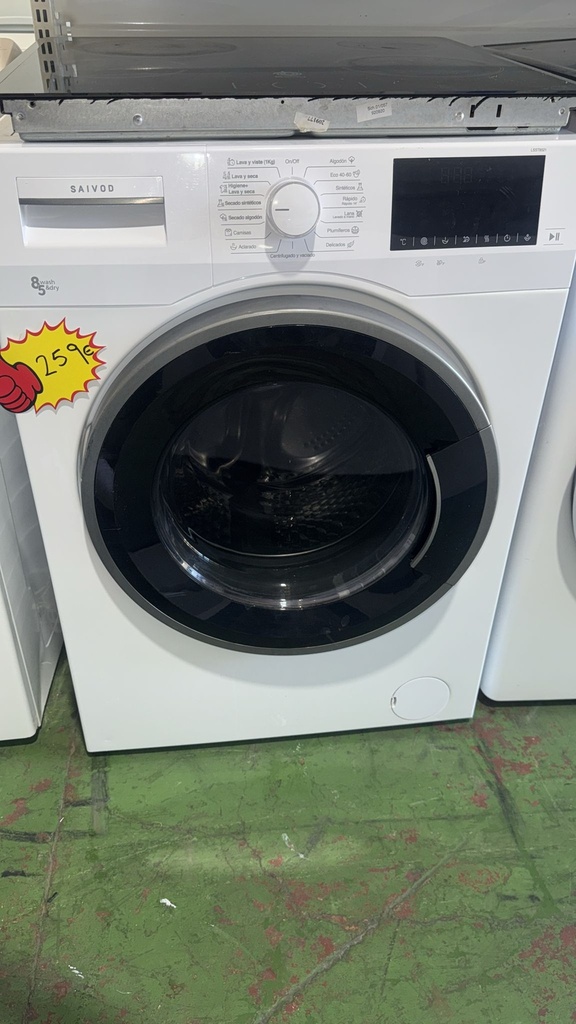 LAVADORA SECADORA 8/5 KG SAIVOD MODELO LSST8521