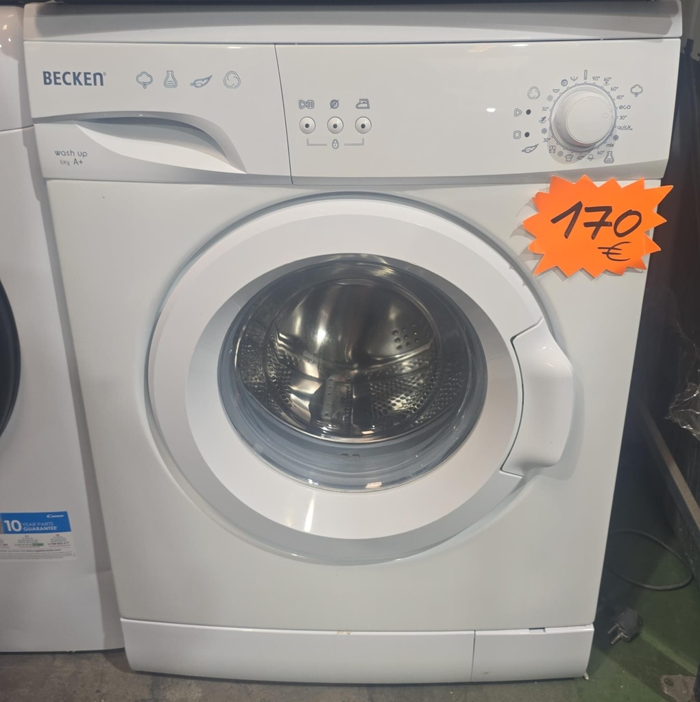 LAVADORA 6 KG BECKEN A+ BLANCA WASH UP (MALAGA)