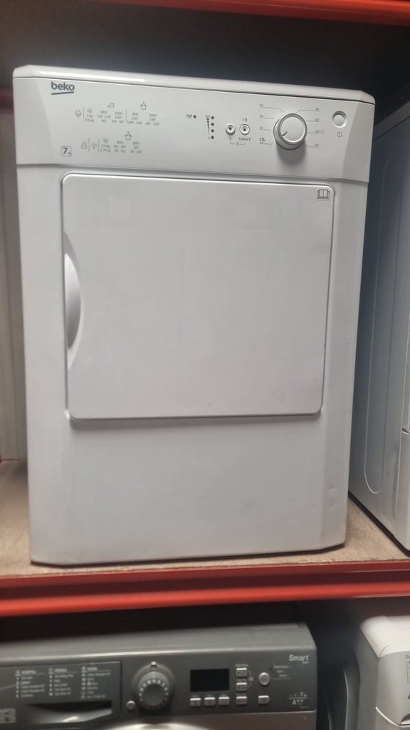 SECADORA 7 KG BEKO EVACUACION BLANCA