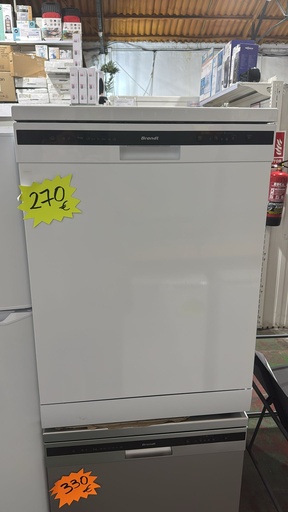 LAVAVAJILLAS 60 CM BRANDT BLANCO MOD. DWF3137DW