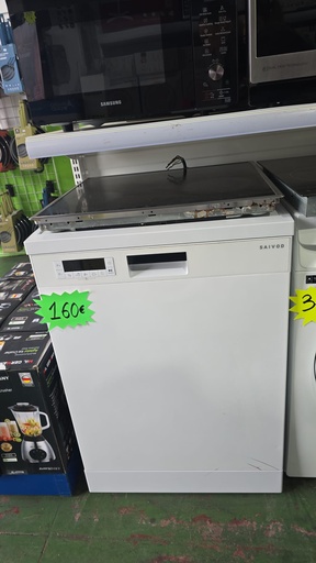 LAVAVAJILLAS 60 CM SAIVOD BLANCO MOD. LVT621