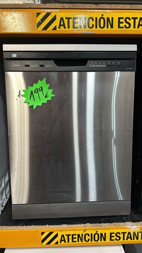 MFD60S090X-ES LAVAVAJILLAS 60 CM MIDEA ACERO INOXIDABLE 
