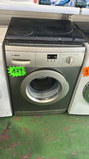 WAE2007XES/A9 LAVADORA 7 KG BOSCH SERIE 2 A+++ 1000 RPM INOXIDABLE