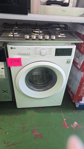 F2J5TN3W LAVADORA 9 KG LG DIRECT DRIVE INVERTER BLANCA