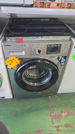 EWF-1470X LAVADORA 7 KG EDESA B 1400 RPM INOXIDABLE