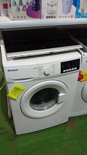R7449478 LAVADORA 8 KG BENAVENT LBV81000 1000 RPM BLANCA CON LAVADO RÁPIDO