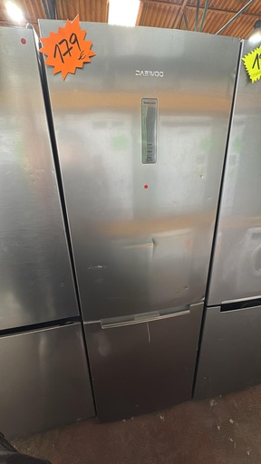 RN-BH370NPT FRIGORÍFICO COMBI 185X60 CM DAEWOO NO FROST INOXIDABLE CON DISPLAY FRONTAL