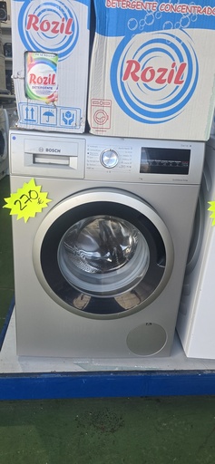 WAN2427XES/31 LAVADORA 7 KG BOSCH SERIE 4 ECOSILENCE DRIVE INOXIDABLE