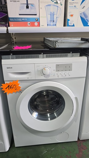 LAVADORA 6 KG QLIVE BLANCA MOD. Q.6631