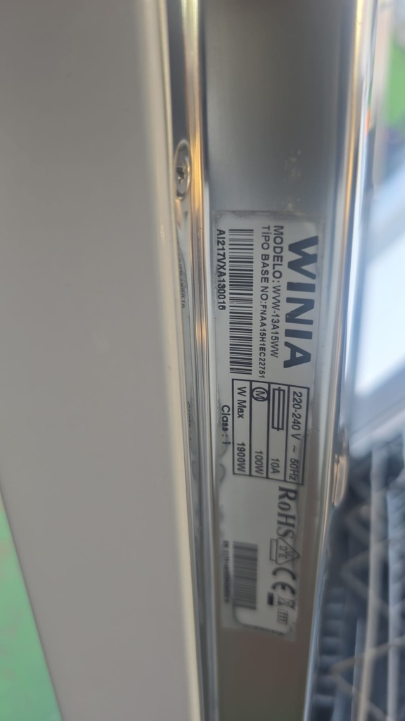 LAVAVAJILLAS 14 CUBIERTOS WINIA 60 CM BLANCO MOD. WVW-13A15WW