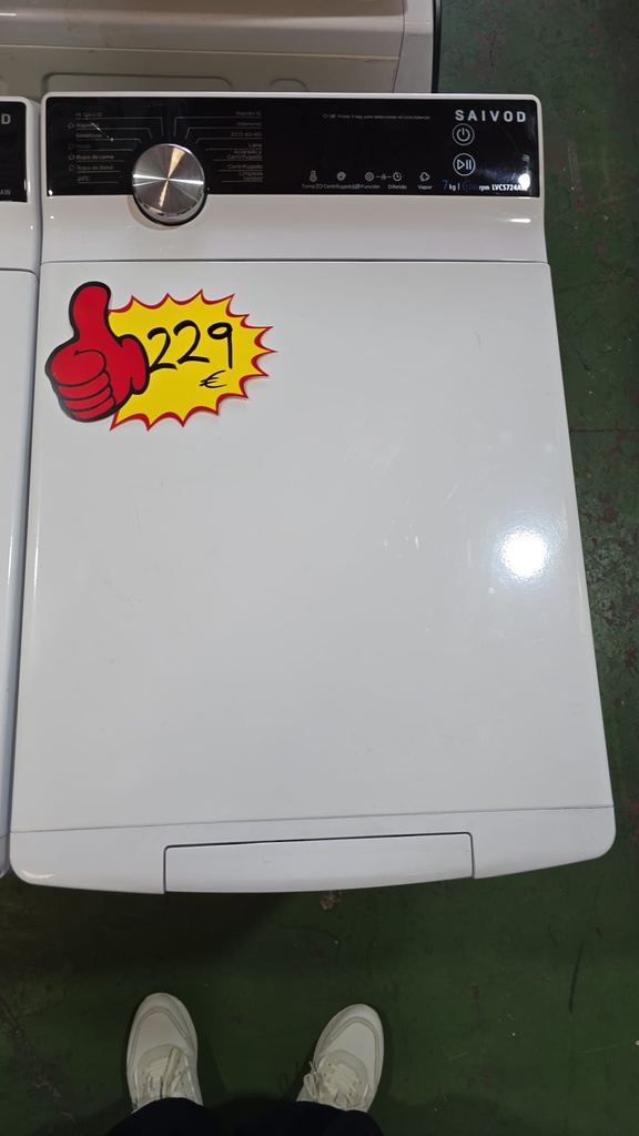 LAVADORA CARGA SUPERIOR 7 KG SAIVOD BLANCO MODELO LVCS724AW