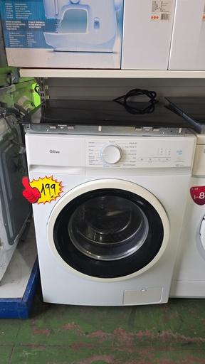 LAVADORA 8 KG QLIVE MODELO MFG80-S1415BP BLANCA